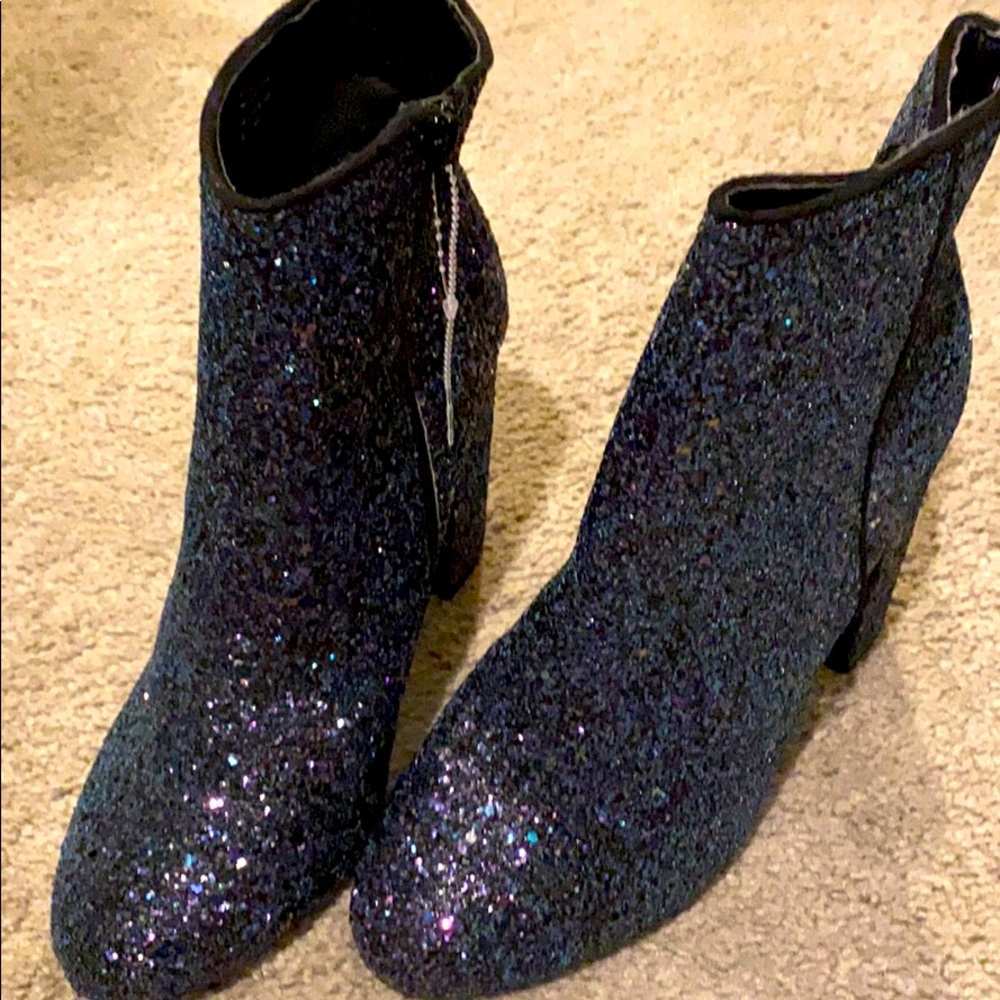 Glitzy Ankle Boots